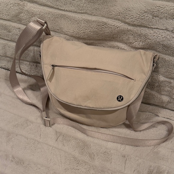 lululemon athletica Handbags - lululemon athletica Beige Crossbody Bag